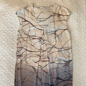 Vince ombré silk dress